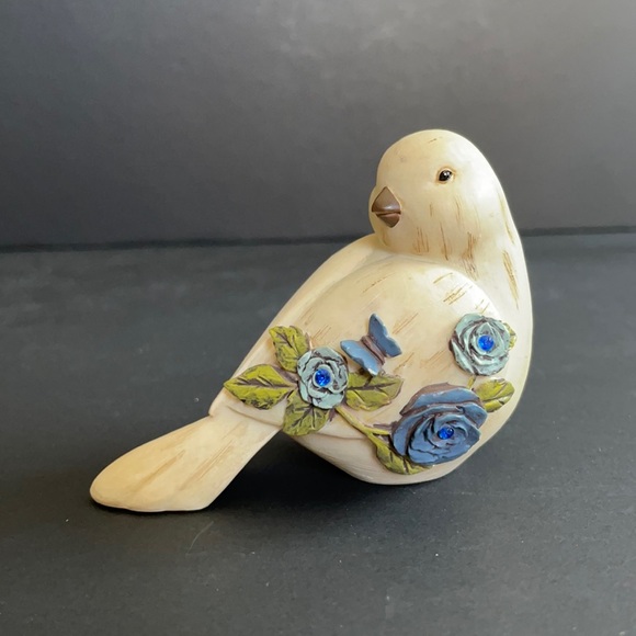 Other - 2013 Simple Spirits September Ceramic Bird Figurine Blue Jewel 02997 Gifts Decor